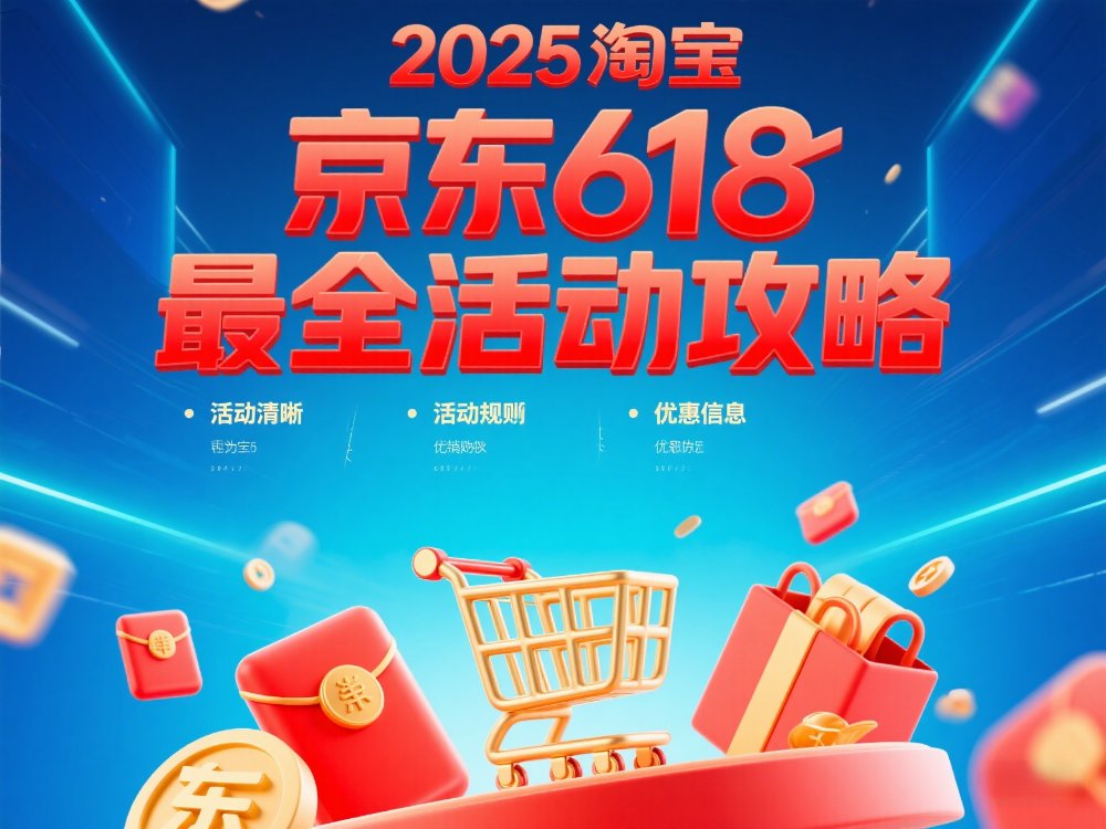 2025淘宝京东618活动6月2日到6月20日活动攻略！618哪一买最便宜？每天红包优惠大全！