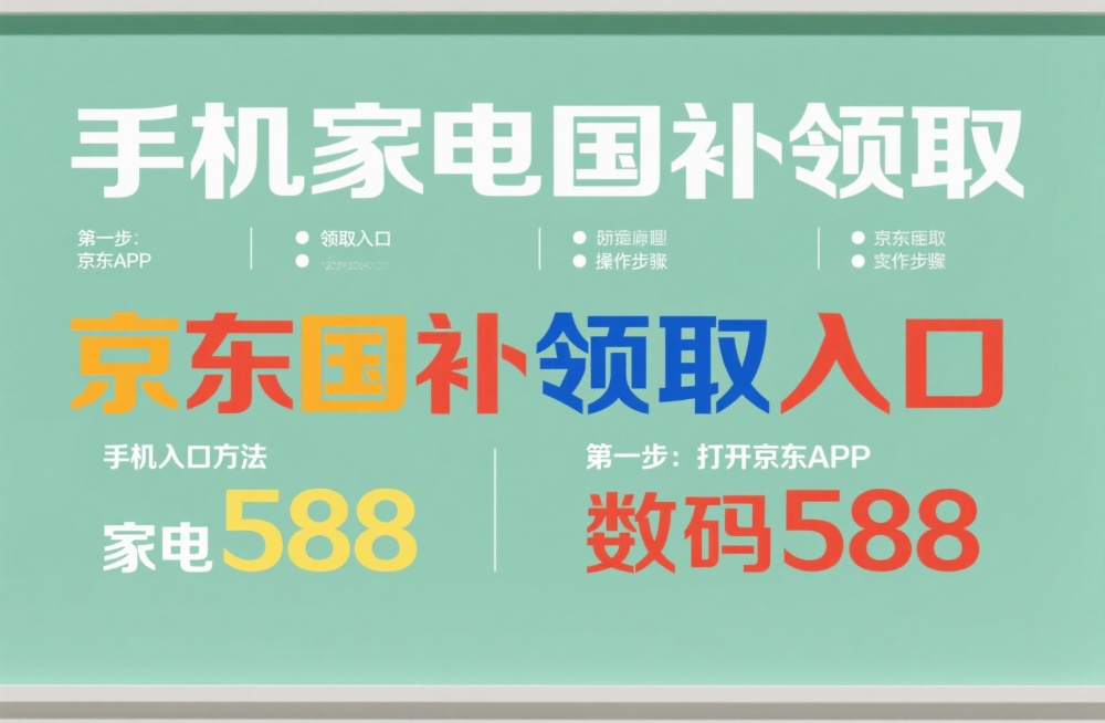 手机家电国补怎么领取？电脑空调电视等数码家电国家补贴领取入口方法步骤！