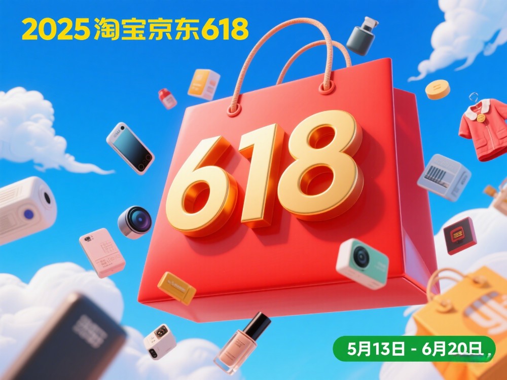 2025淘宝京东618活动时间已经开始到6月20日结束， 6月16日晚8点将是优惠力度最大