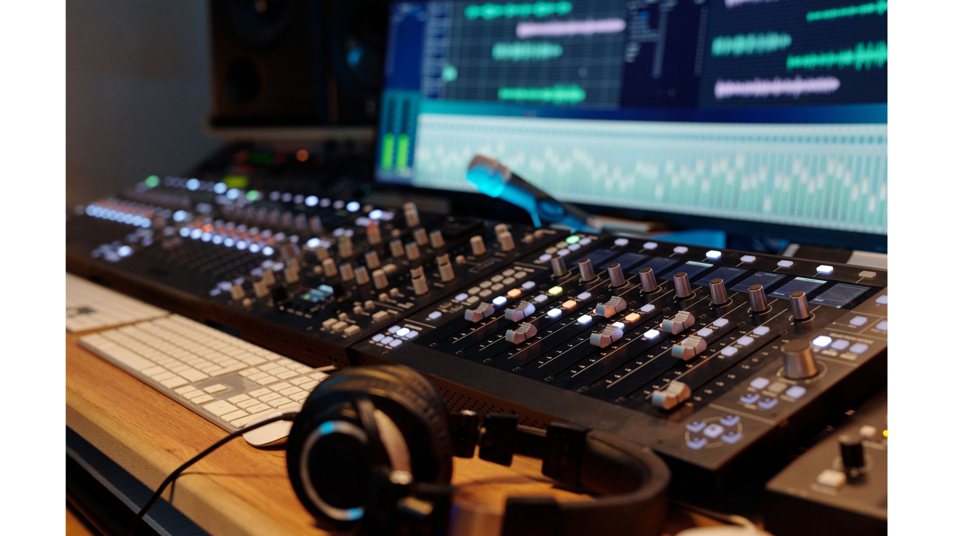 A close up of a sound mixer

AI-generated content may be incorrect.