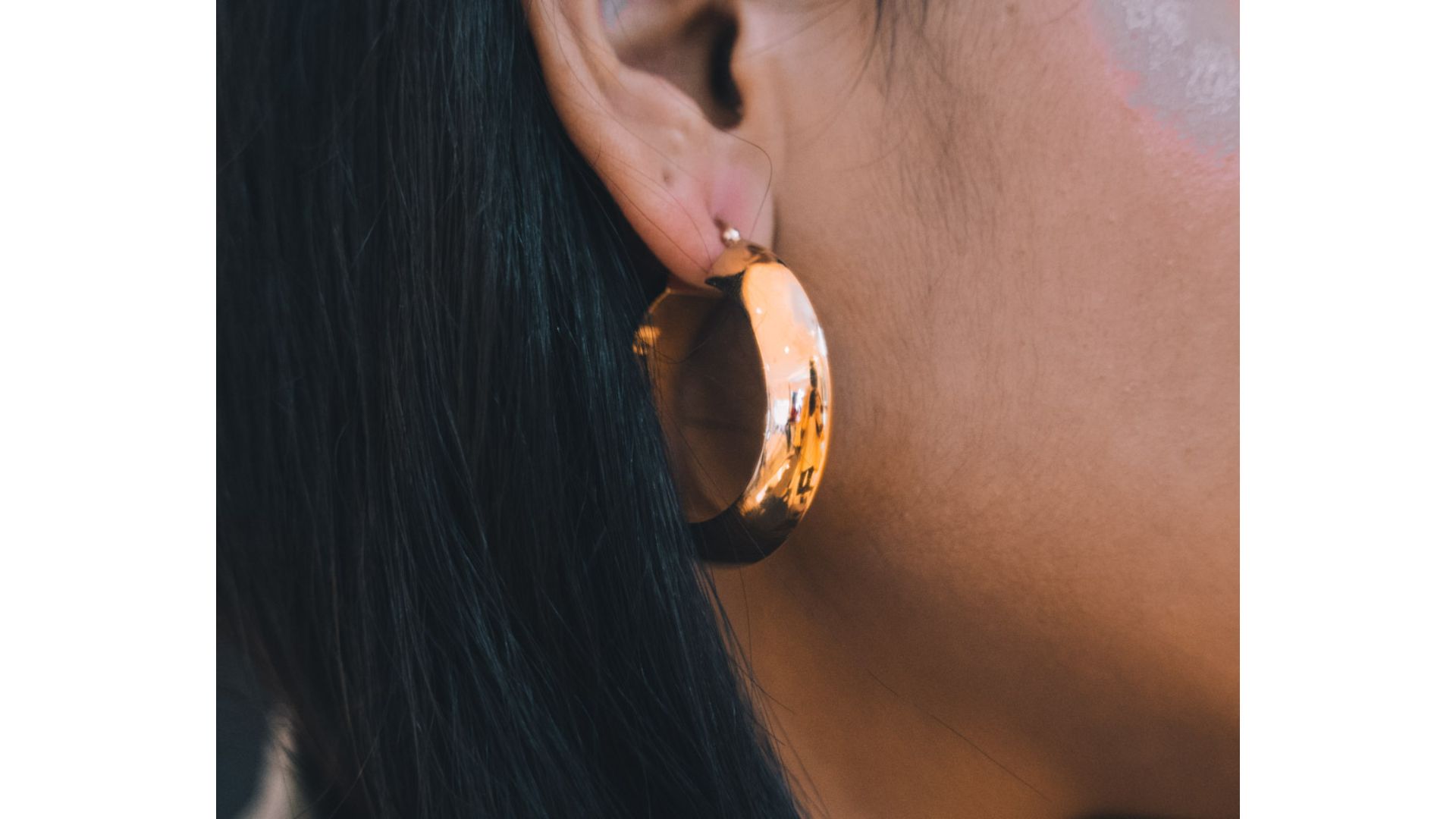 A close up of a person's ear
Description automatically generated