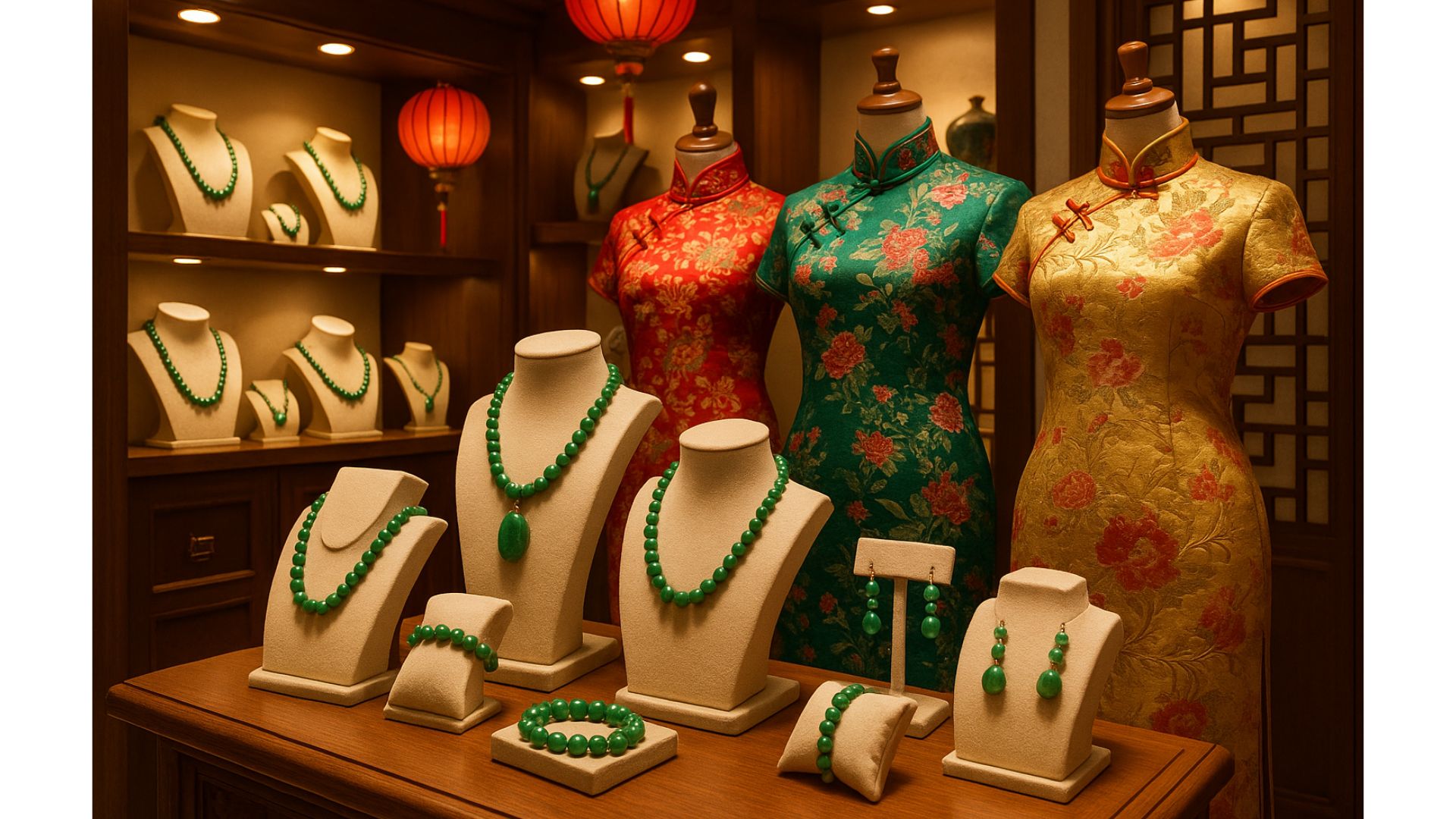 A display of jewelry in a store

AI-generated content may be incorrect.