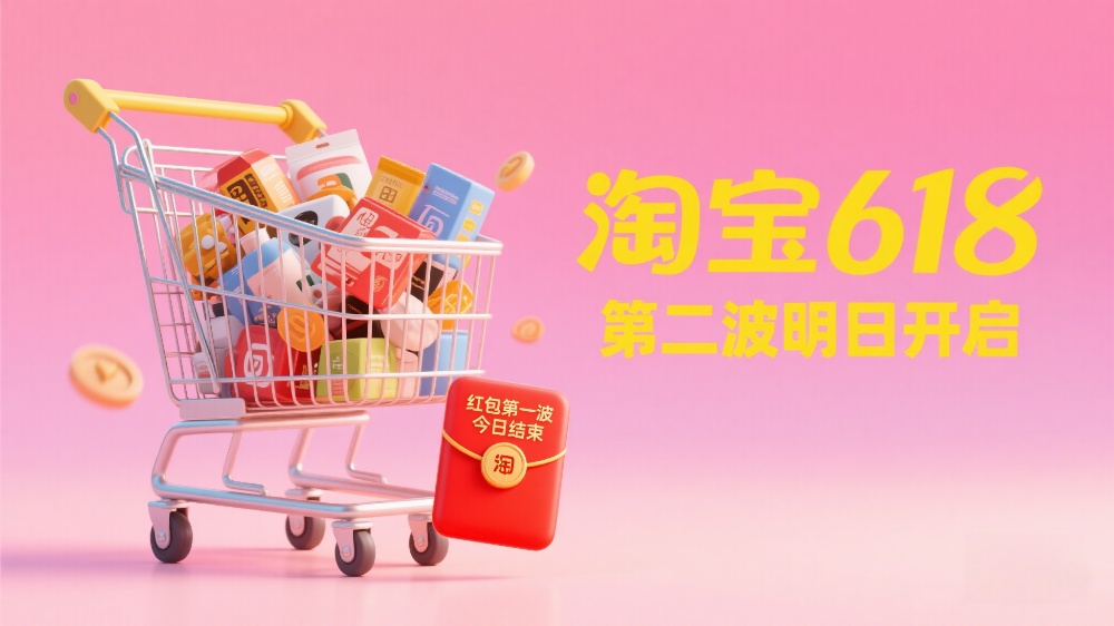 提醒！2025年天猫淘宝618口令红包第一波晚结束！第二波618红包明天开始！