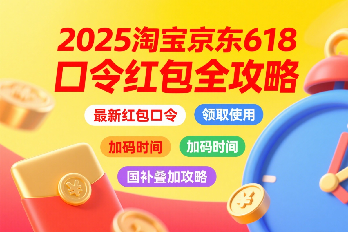 2025年淘宝京东618年中大促最后一周省钱攻略，从6月17日20点到6月18日最划算！