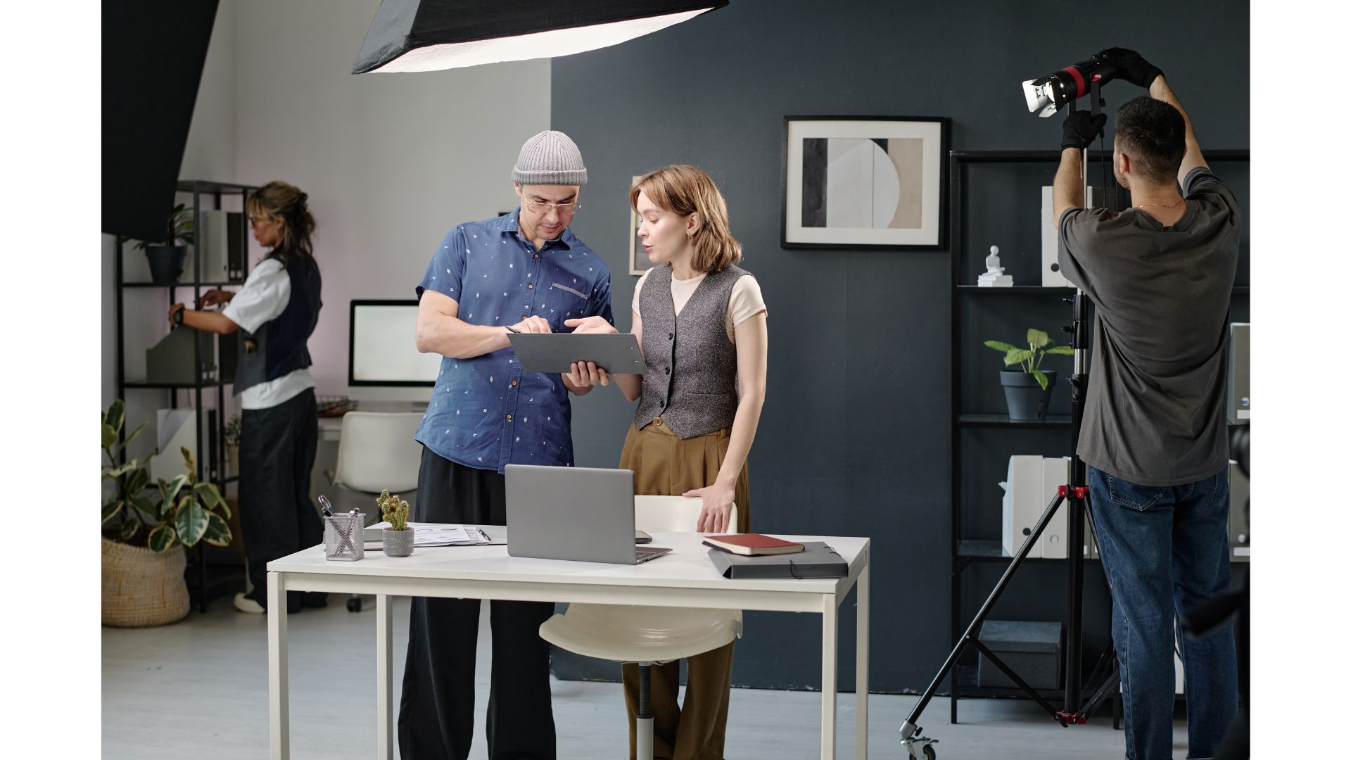 A person and person standing in a room

AI-generated content may be incorrect.