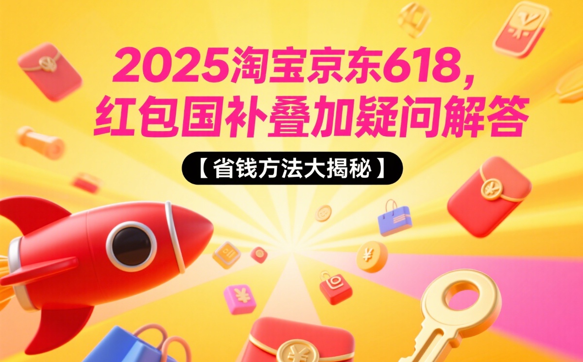 明晚20点开始！2025淘宝京东618活动开始最便宜一直到6月18日，千万别错过！