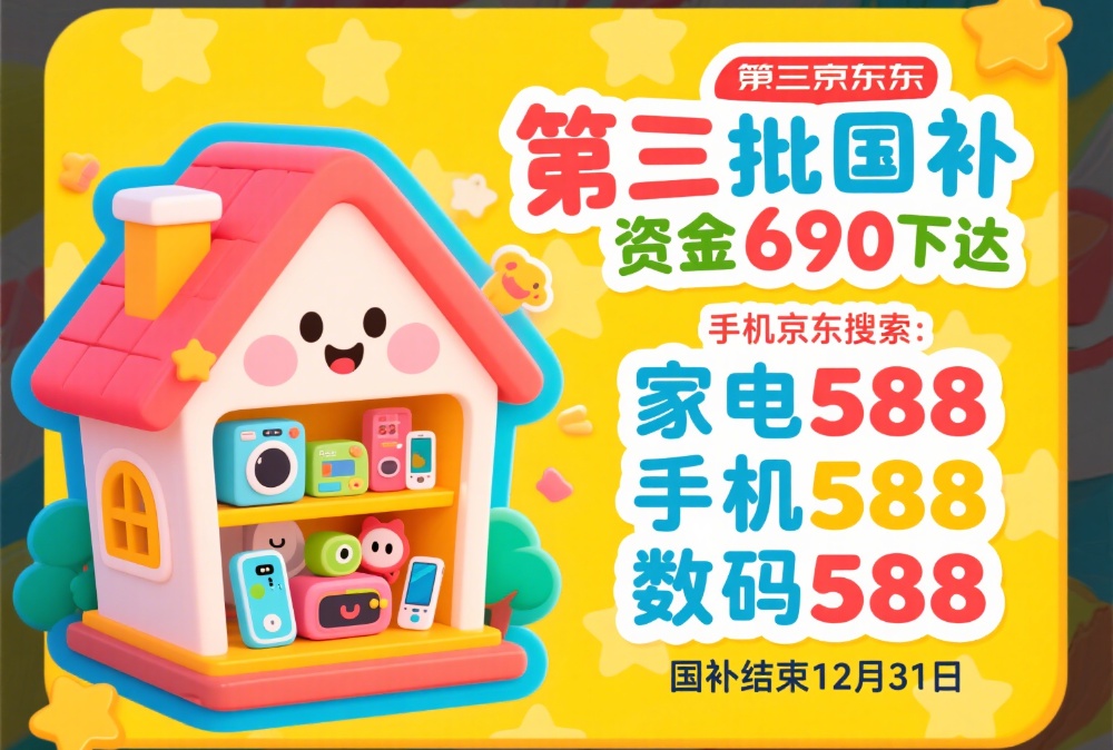 国补恢复继续！8月29日国补政策最新消息：国补第三批690亿补贴下达发放，手机家电国补领取操作方法来了！