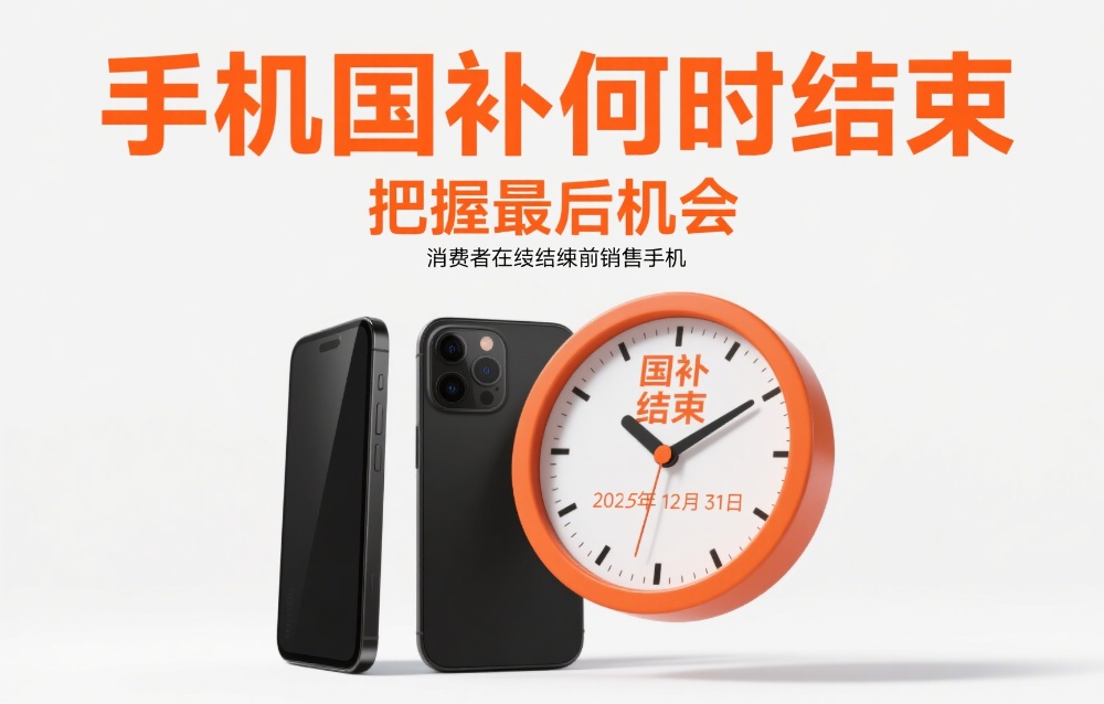 国补提前结束？2025年国补结束时间确定！统一截止时间为2025年12月31日